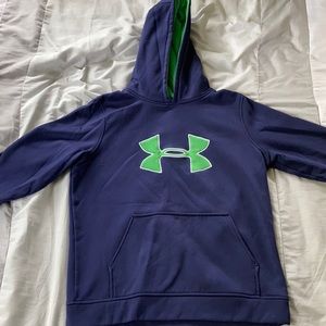 Navy Under Armor sweatshirt/hoodie